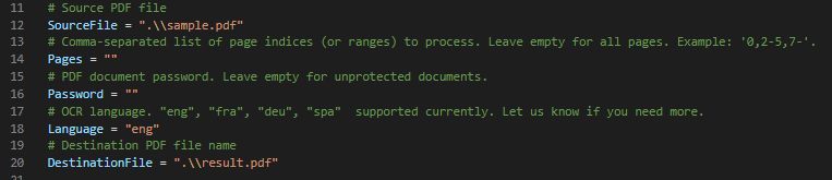 Source File and PDF File Name