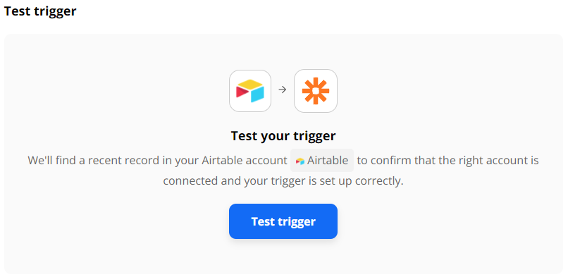 Test Trigger