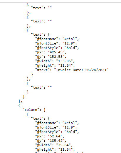 Extracted JSON Output