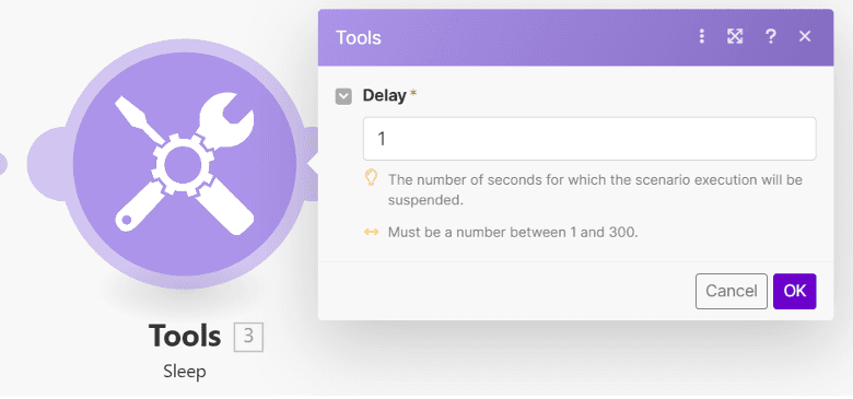 Configure the Delay Settings