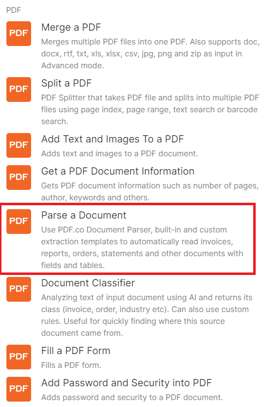 Add PDF.co Module