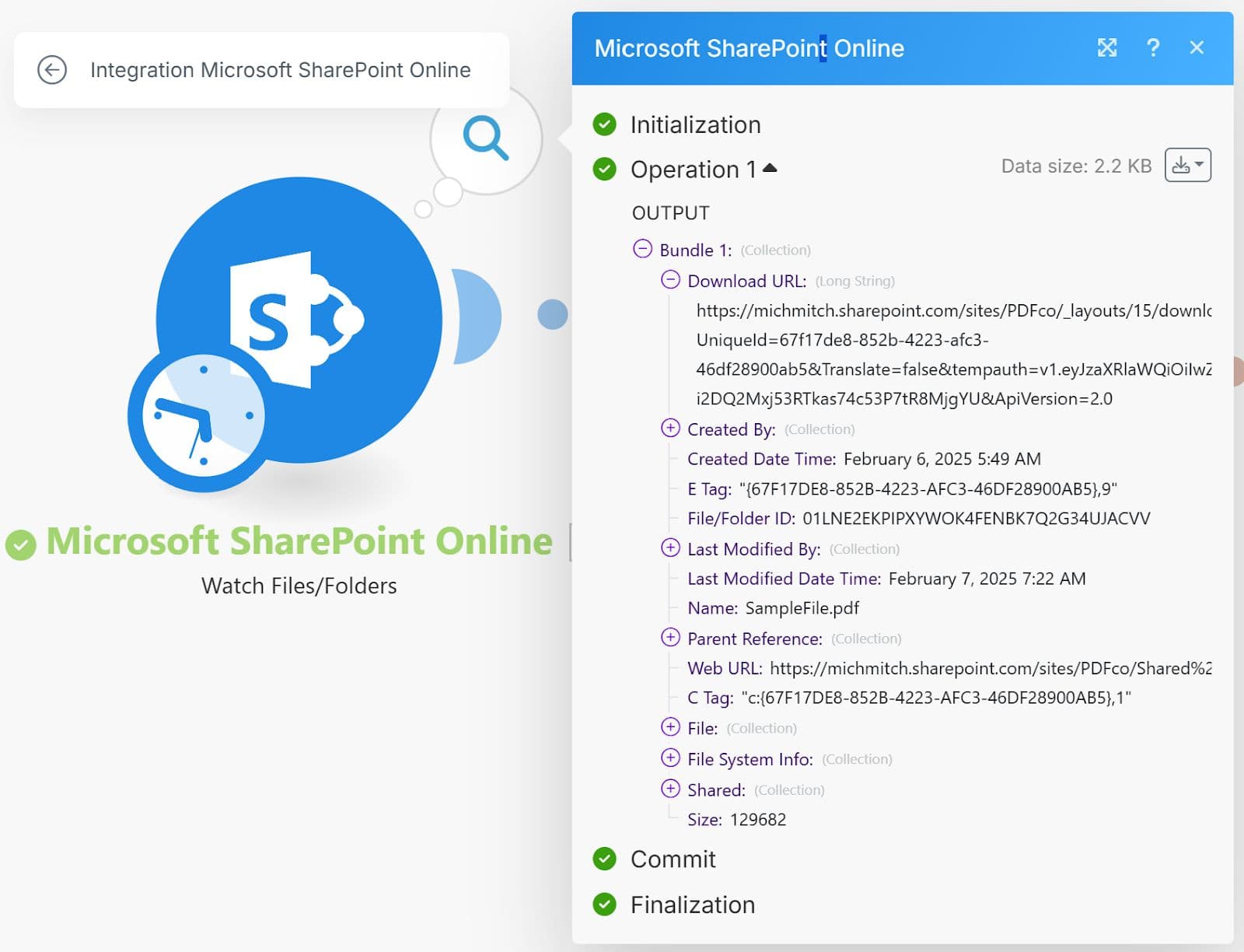 Run the Module to Verify it Returns a File