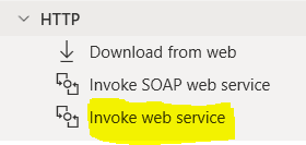 Invoke web service