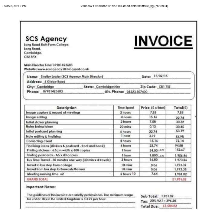 Input Scanned Document