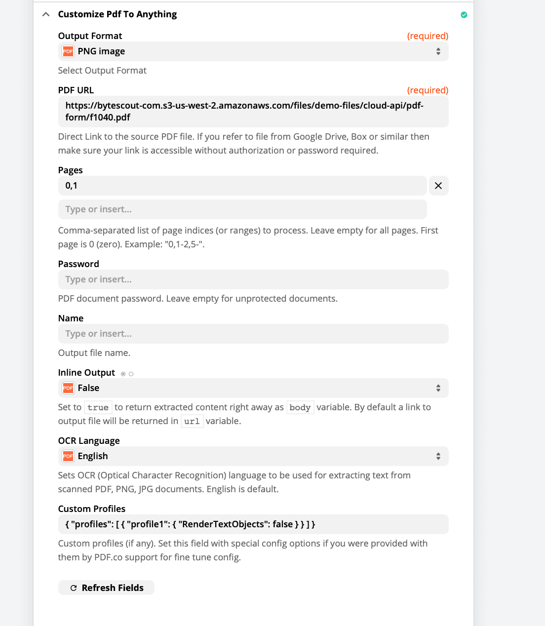 Custom Profiles To Turn Off Text Layer