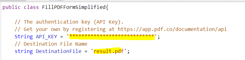 API Key