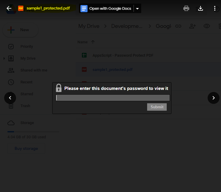 Prompted to Enter Password