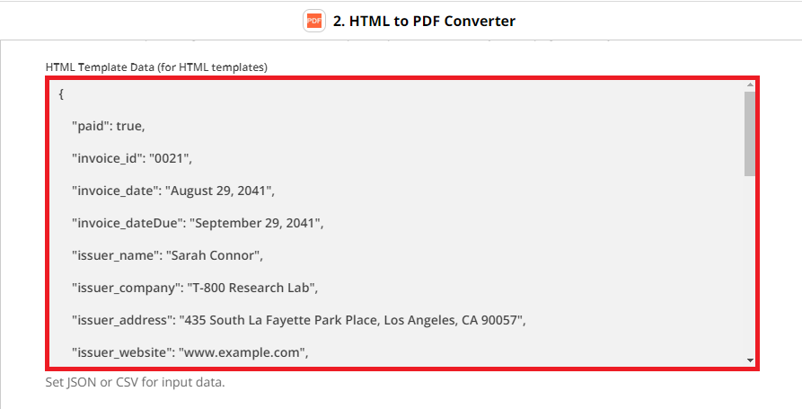 Setup HTML to PDF Converter