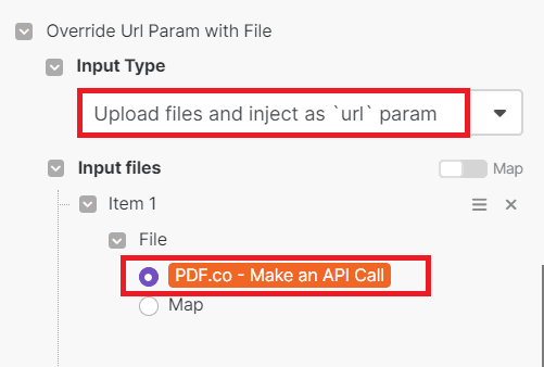 Setup Make an API Call Configuration