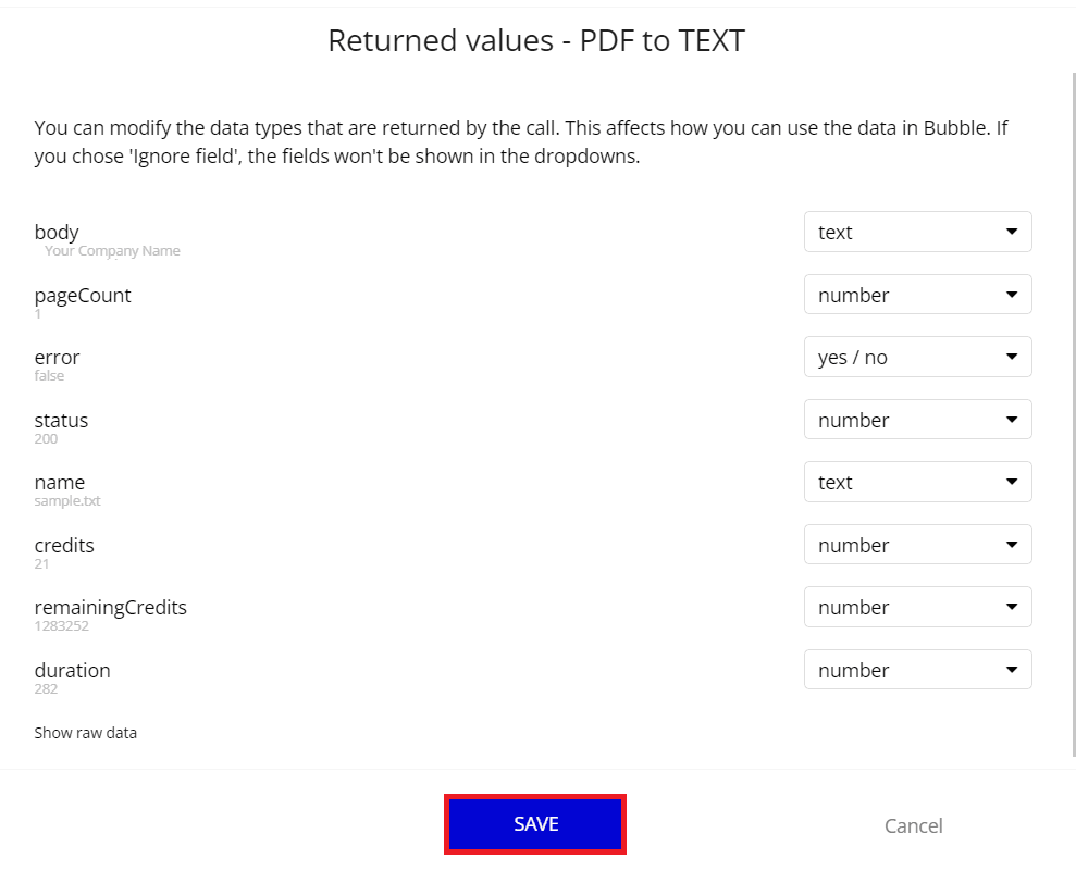 Step 11: Initialize Call Result