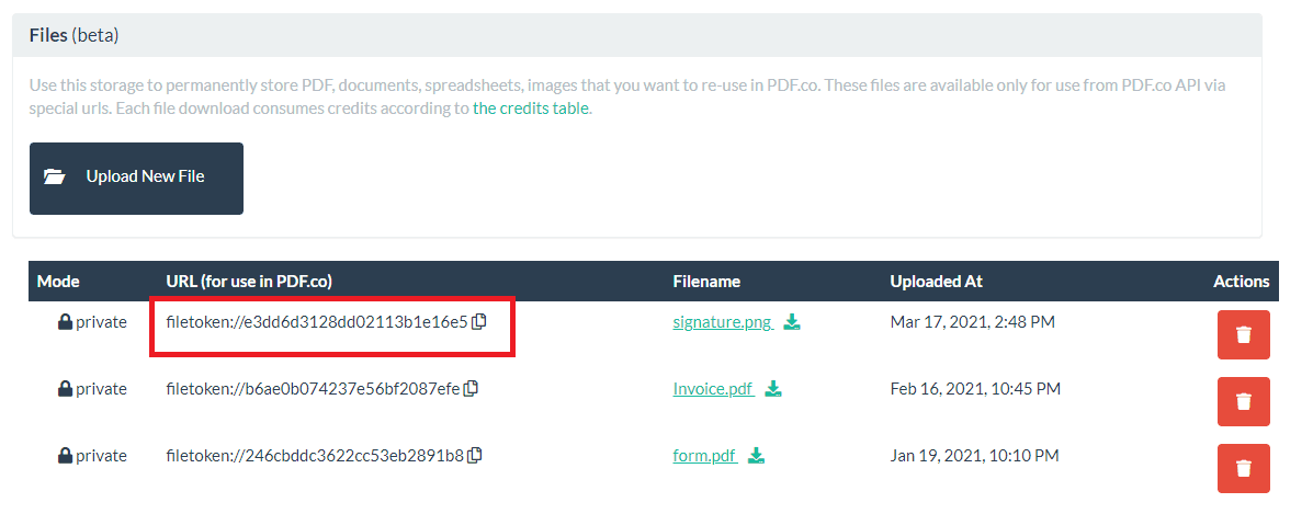 Upload Signature To PDF.co File Storage