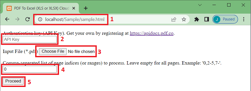Run program