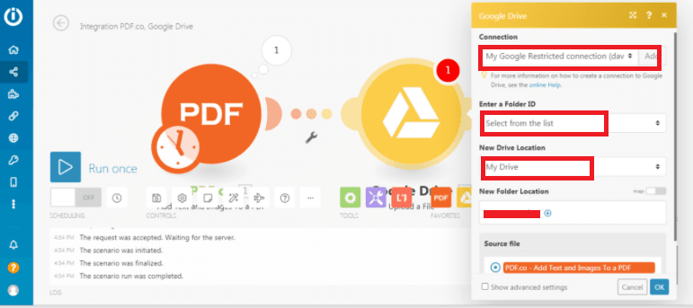 Google Drive Connections
