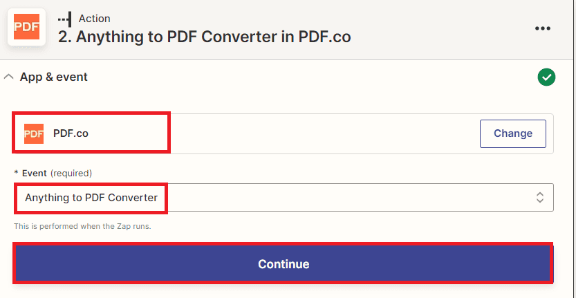 Add PDF.co App