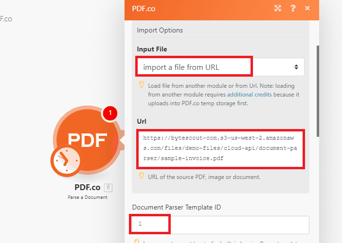 Configure Parse a Document module